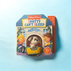 Vintage Fisher-Price Spotty Can't Sleep Toy Book